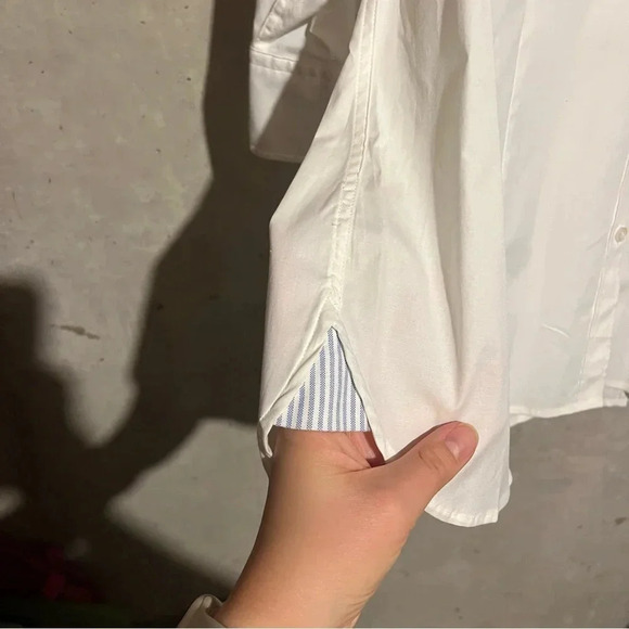 Tommy Hilfiger NWT Womens White 3/4 Sleeve Button-Down Top Shirt Plus Size 18 - Picture 6 of 11